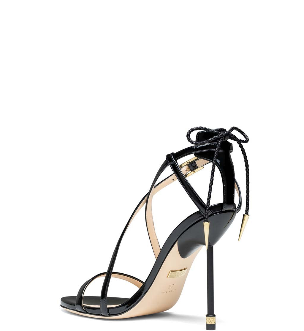 Black Patent Leather High Heel Sandals | Room 307 | Revolver Requeen ...